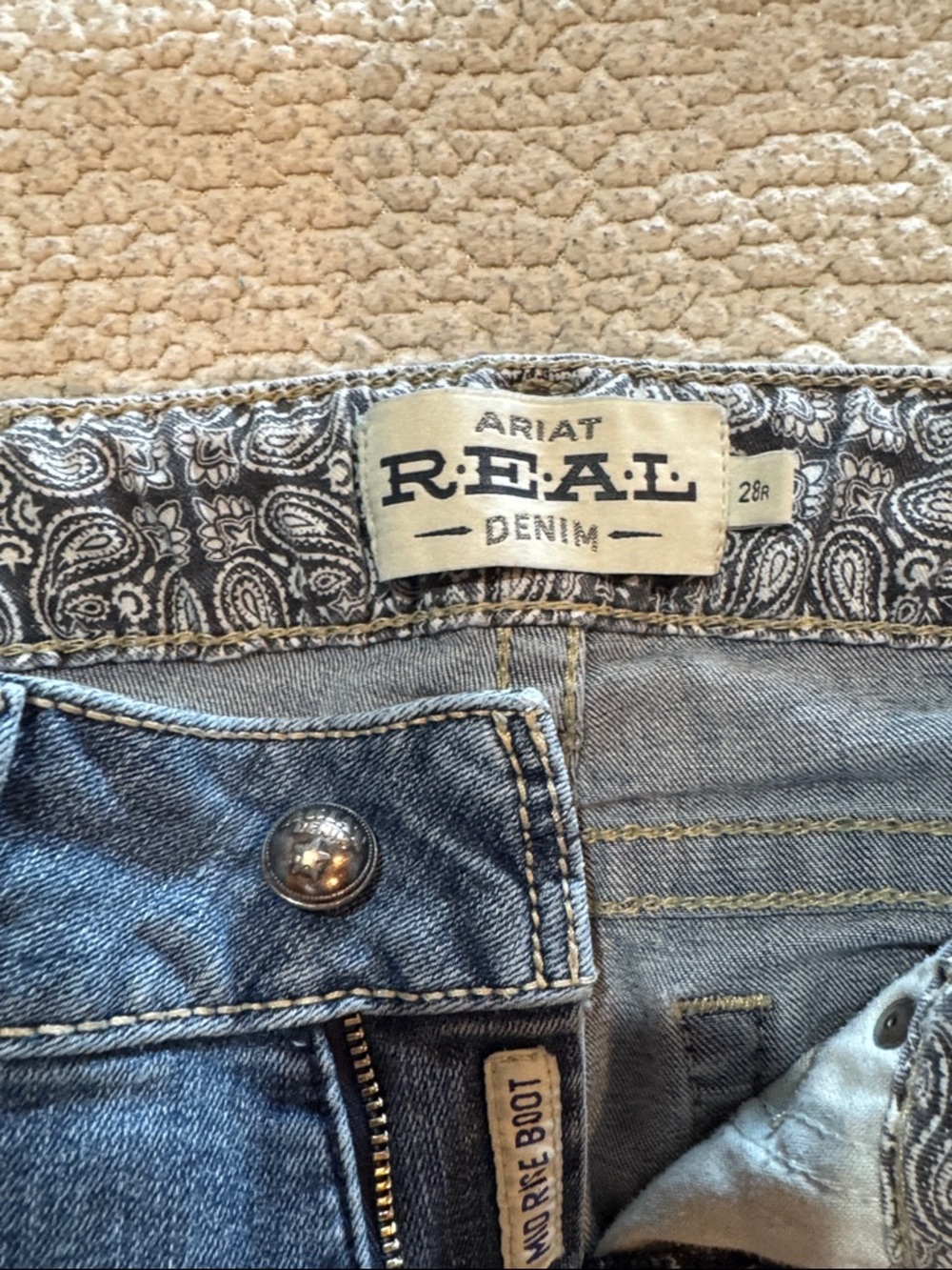 Ariat Women's Medium Blue Boot Cut Jeans